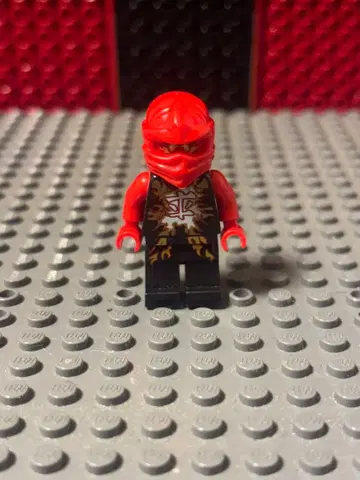 LEGO 닌자고 미니 피규어 카이 레드 블랙
