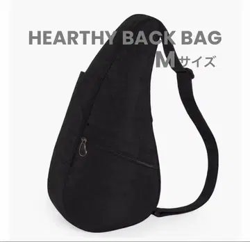 HEARTHY 백 백 티어드롭 바디 백 블랙