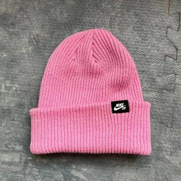 NIKE SB 니트 모자 비니 핑크
