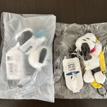 SNOOPY 스누피 서프샵 하와이 한정판 키링 2개 세트