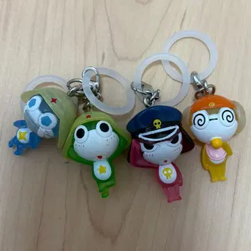 개구리 중사 케로로 치비케로 메지루시 액세서리 4종 세트