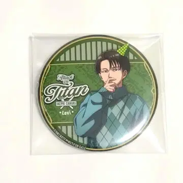 리바이 진격의 거인 IKEPRI CANVAS 후드 특전 캔뱃지