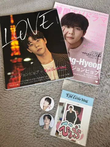채종협 잡지 캔뱃지 스티커