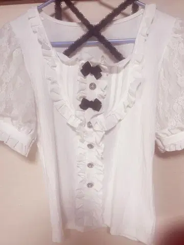노에미 지뢰계 반팔 상의 양산형 히메 스타일 NOEMIE 블라우스