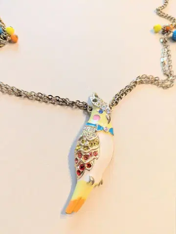ANNA SUI 안나수이 목걸이 앵무새