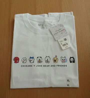 2 XL 치이카와 (먼작귀) 나가노의 곰 UT White 화이트