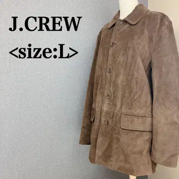 J.CREW 제이크루 스웨이드 자켓 브라운 충전솜 코트 L