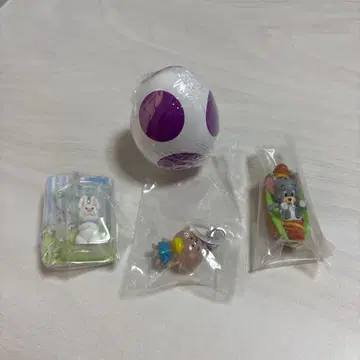 캡슐 토이 4종 세트 톰과 제리 토끼 하나캇파 욧시