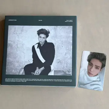 SHINee 종현 JONGHYUN BASE CD 트레이딩 카드 포함