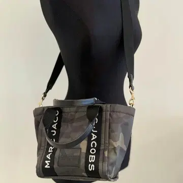 MARC JACOBS 나일론 2way 카모플라주 패턴 토트 S