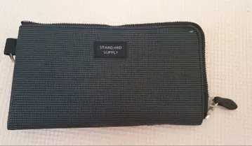 STANDARD SUPPLY 메쉬 장지갑 그레이 키링 포함