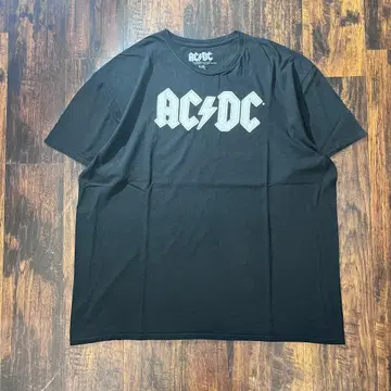 ACDC 구제 의류 아메카지 오버 사이즈 밴드 T셔츠 반팔 XXL