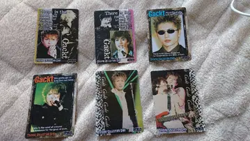 GACKT 한정판 브로마이드 6장 세트