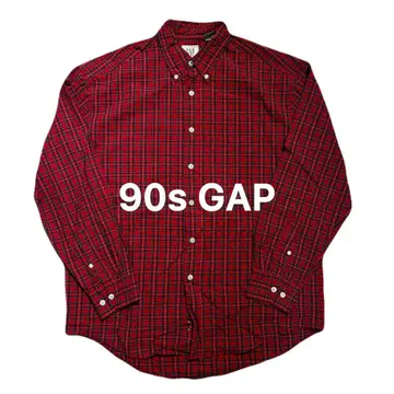 90s GAP 셔츠 빈티지 갭 체크 셔츠 구제 의류
