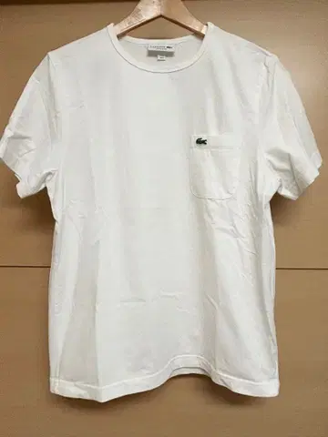 [ 익명 배송 ] 인기 LACOSTE T셔츠 화이트 M사이즈