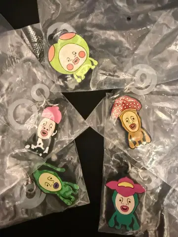 메지루시 액세서리 코비토즈칸 러버 마스코트 5종 세트