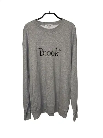 Brook 2022AW 로고 디자인 스웨트