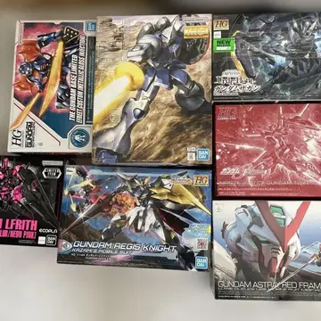 건담 프라모델 MG HG RG 묶음 판매 7세트