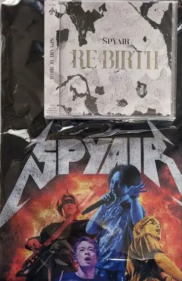 SPYAIR RE-BIRTH 앨범 미사용 새상품 T셔츠 XL 사이즈 포함