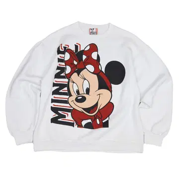 90s 미니 맨투맨 USA제 Disney 양면 L
