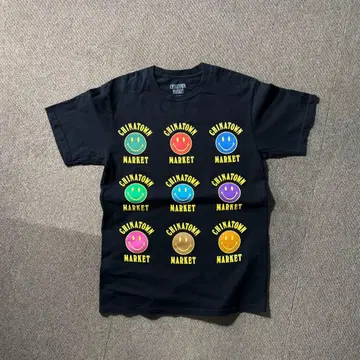 CHINATOWN MARKET 스마일리 니코짱 T셔츠 블랙 M