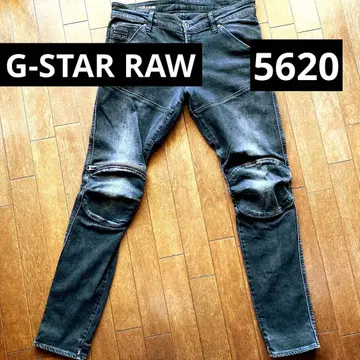 G-STAR RAW HUNTER 5620 3D 바이커 데님 더블니