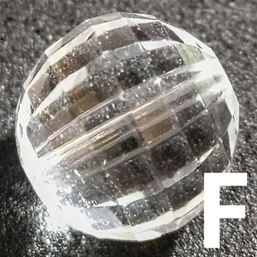 클리어 화이트 토파즈 미러볼 컷 10.5-11mm 비즈 F(SA+)