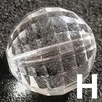 클리어 화이트 토파즈 미러볼 컷 10.5-11mm 비즈 H(SA+)