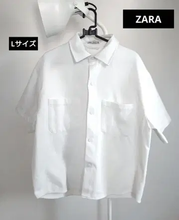 ZARA 화이트 셔츠 L 사이즈 자라