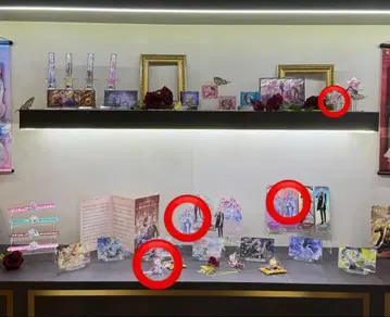 다냐 아크릴 스탠드, 캔뱃지, 티켓, 키링