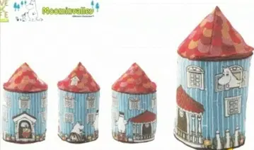 새상품! MOOMIN 무민의 집 인테리어 케이스 보관 케이스