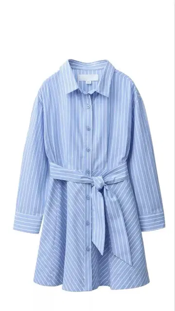 ZARA 셔츠 원피스 완판 블루