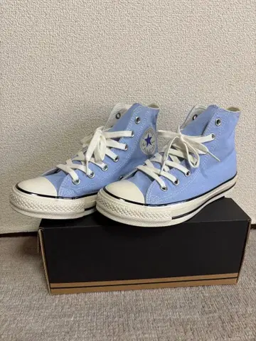 새상품급 CONVERSE (컨버스) 하이컷 스카이블루 24cm