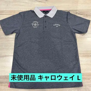 미사용 새상품 Callaway 반팔 피케 셔츠 L 캘러웨이 봄/여름