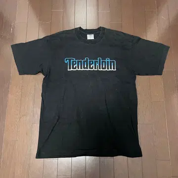 텐더 로인 T셔츠 TENDERLOIN 블랙 사이즈 XL