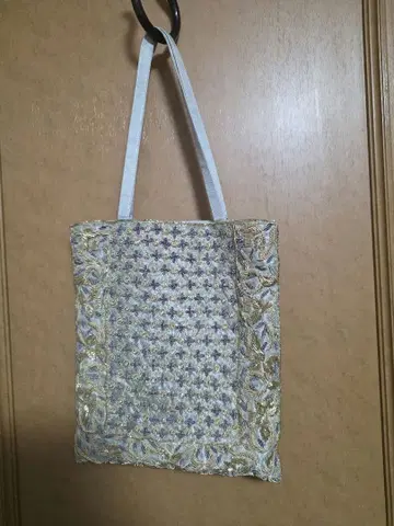 인도산 비즈 자수 백