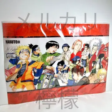 NARUTO전 클리어 포스터 소년기 군상 원작 그림