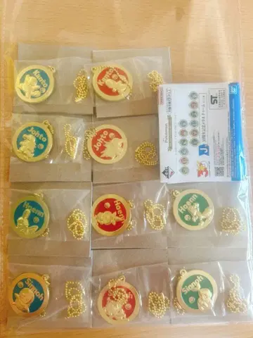 포켓몬 30주년 제일복권 메탈 참 10종 세트
