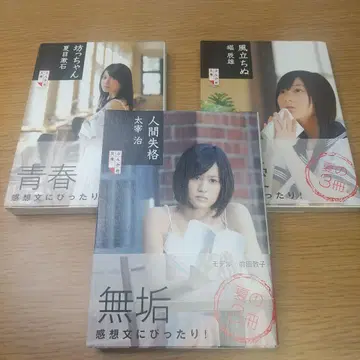 AKB48 마에다 아츠코 오시마 유코 오노 에레나 커버 모델 문고본 3점
