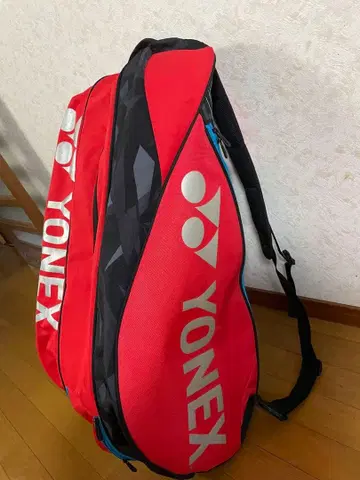 YONEX 라켓백 레드 블랙 백팩형