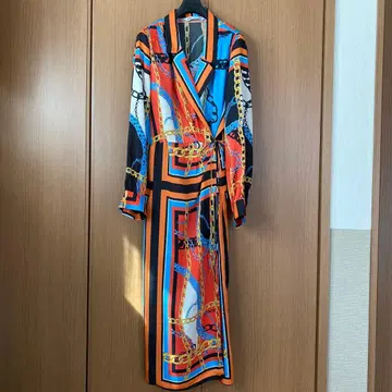 새상품급 ZARA 프린트 패턴 원피스