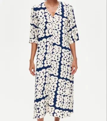 marimekko 마리메꼬 올 패턴 원피스 34 tarha