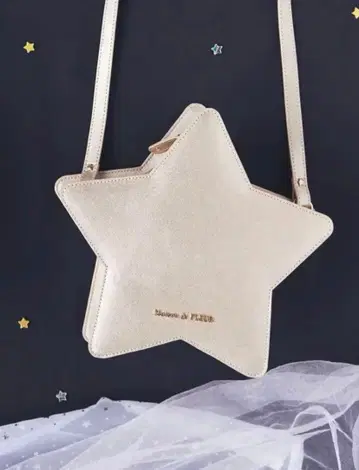 Maison de FLEUR 별 모양 숄더백/스타 골드