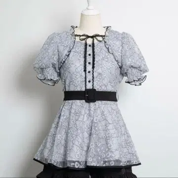pium 피움 레이스 케이프 프릴 셋업 셋업
