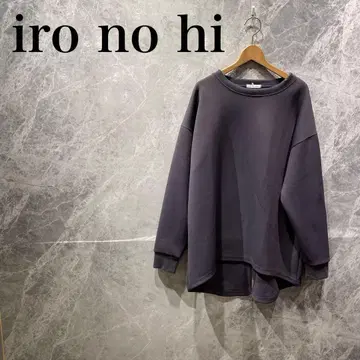Ironohi 여성용 L 그레이 오버 사이즈 맨투맨 넉넉한