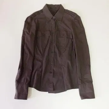 C.P.COMPANY 이탈리아제 셔링 워크 셔츠 브라운 40