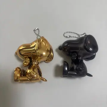 스누피 메탈릭 키링 2종 세트