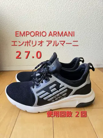 EMPORIO ARMANI EA7 스니커즈 27.0cm 블랙