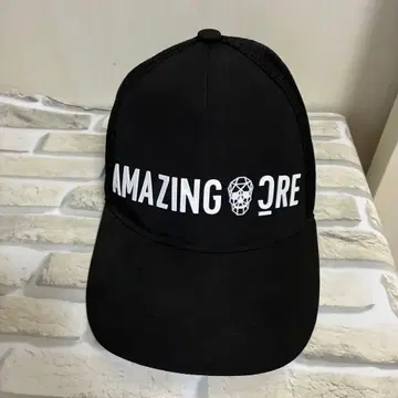AMAZING CRE 어메이징 크리 메쉬 캡 골프 블랙 블랙