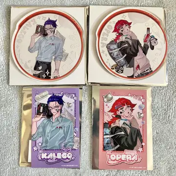 마피아 파보테리아 트레이딩 카드 아크릴 코스터 오페라 카르에고